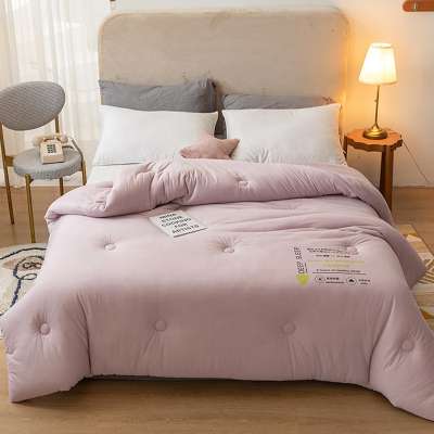 Chinese Customized Five Star Hotel Microfiber Comforter Set Allergen Free Quilt for Summer