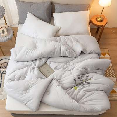 Home Bedding Sets Cotton Blend Comforter Quilt Cozy Feeling Microsuede Standard Size